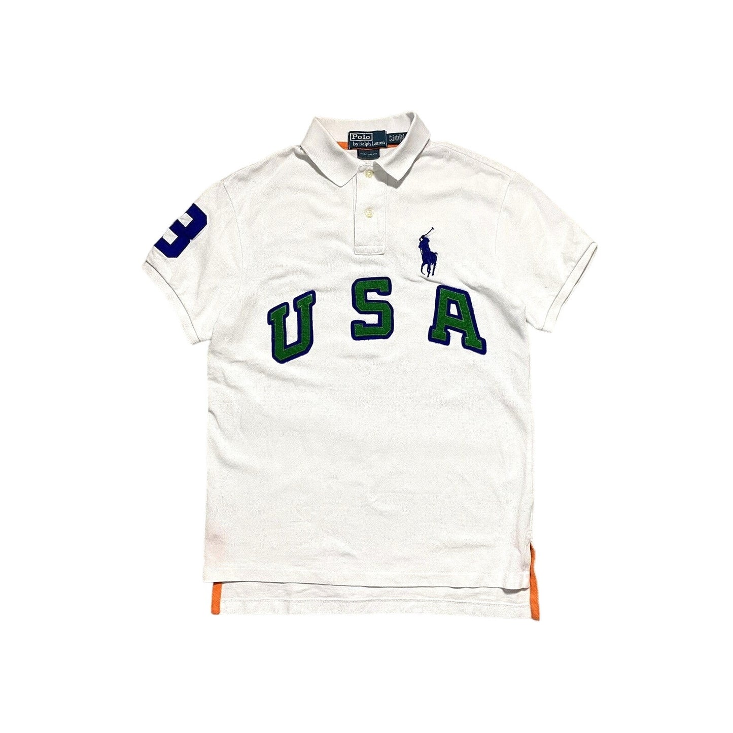 Chief Keef Polo Ralph Lauren vintage white USA big pony