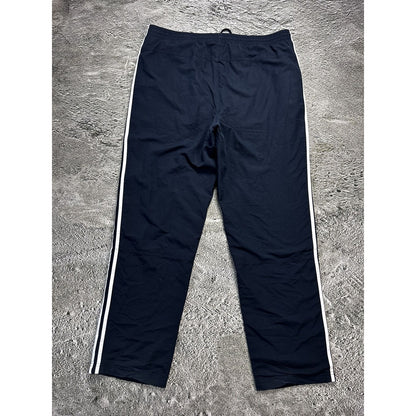 Adidas vintage navy track pants small logo 2000s drill Y2K