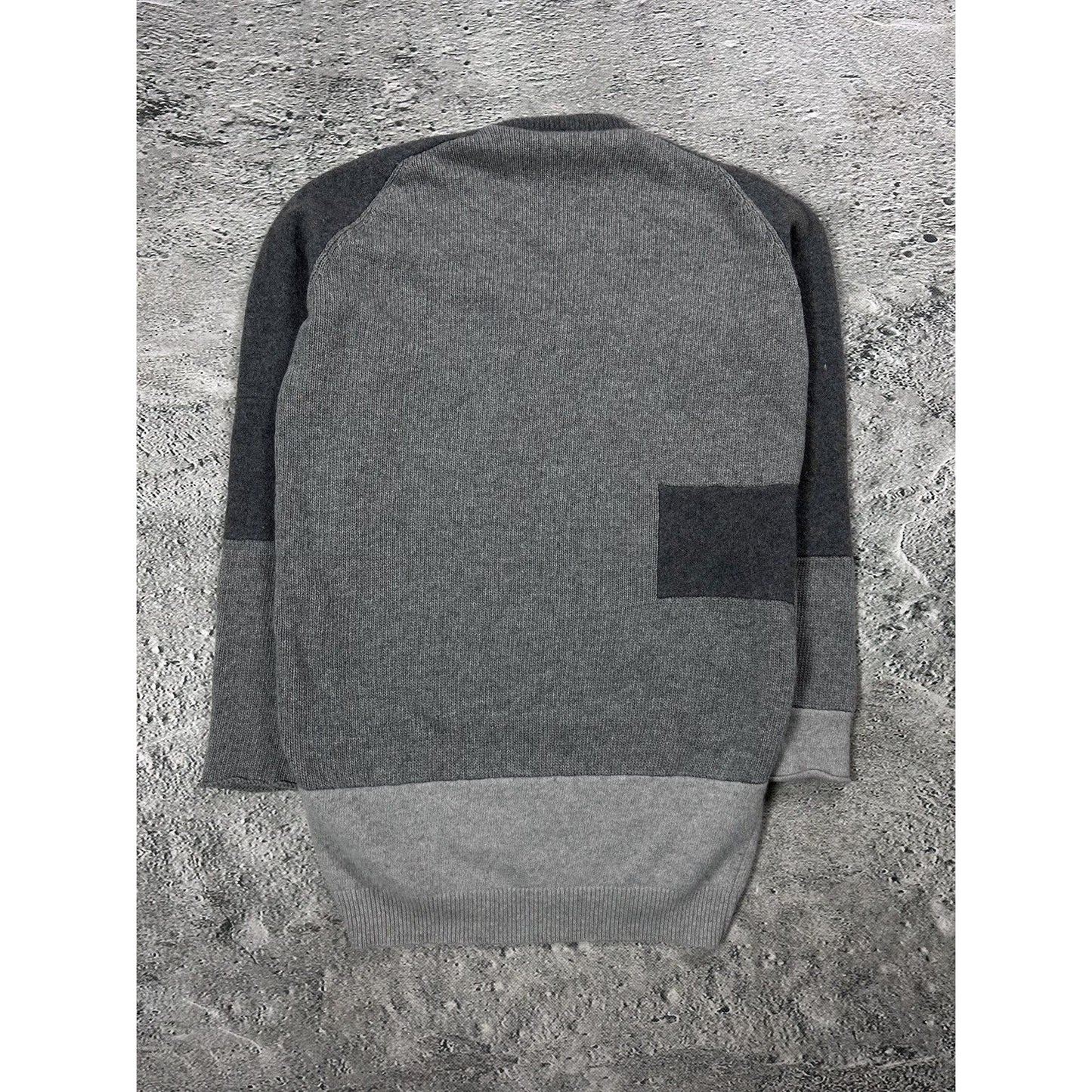 Alexander McQueen grey long sweater v neck