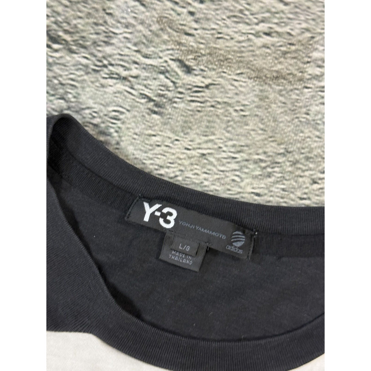 Y-3 Yohji Yamamoto adidas logo t-shirt big logo