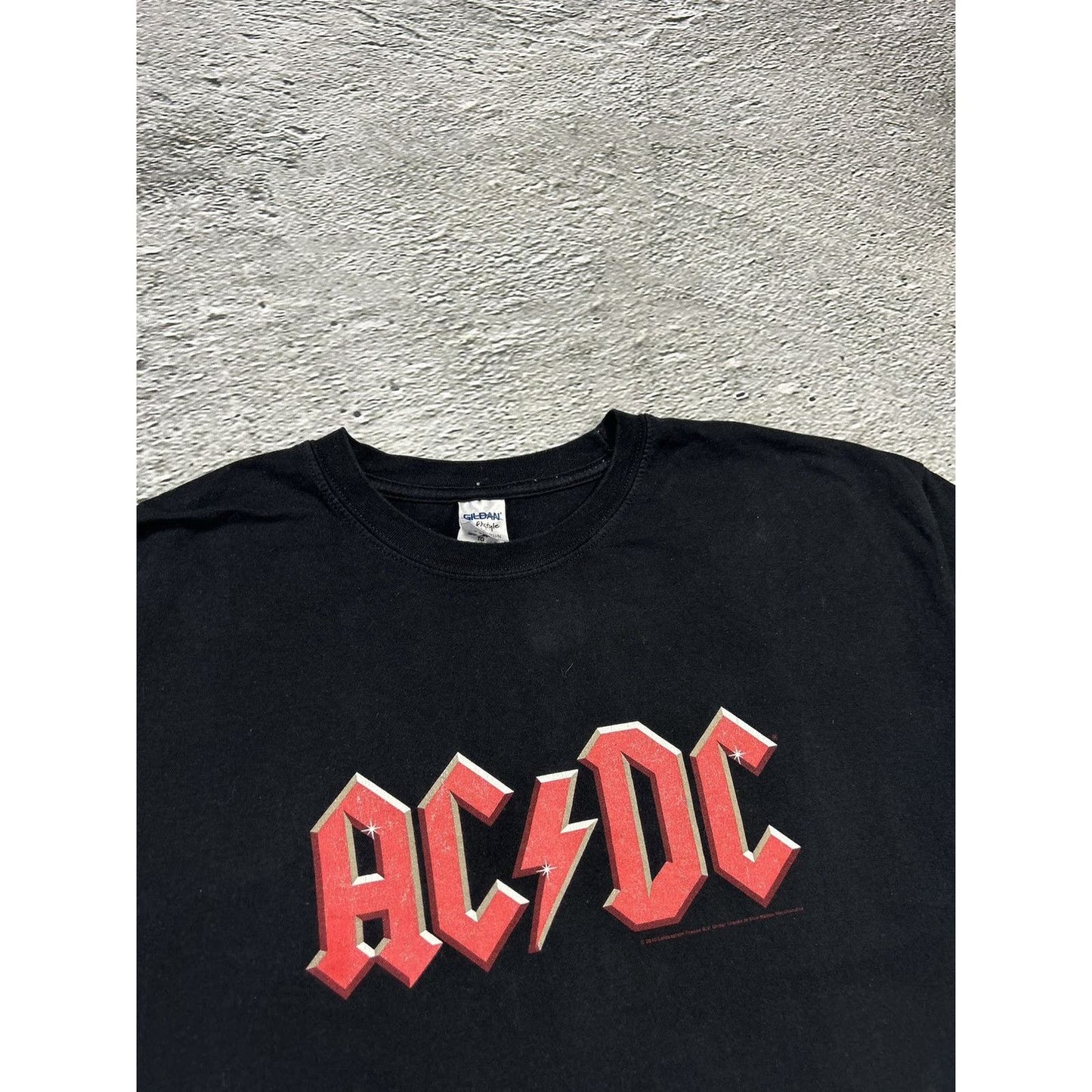 AC/DC vintage T-shirt 2010 band tee black