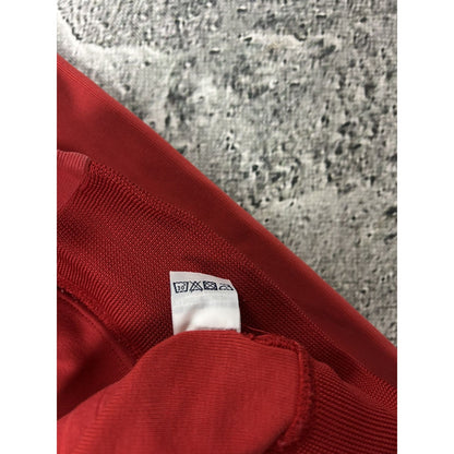 Evisu Mighty varsity jacket red big logo zip sweatshirt