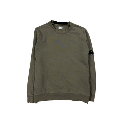C.P. Company sweatshirt with lens khaki