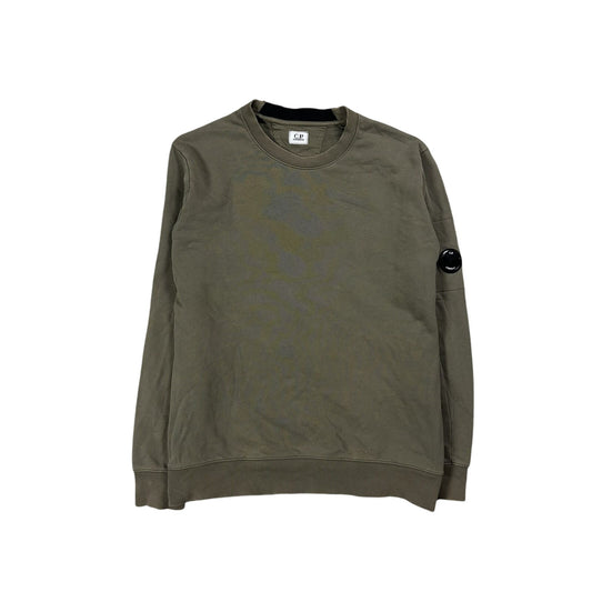 C.P. Company sweatshirt with lens khaki