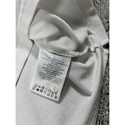 Moncler Polo Shirt White T-shirt small logo on the sleeve