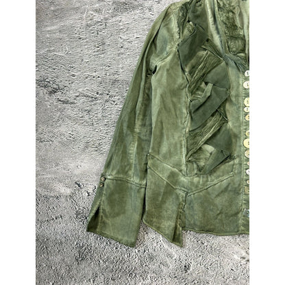 Elisa Cavaletti vintage Blouse shirt avant garde green