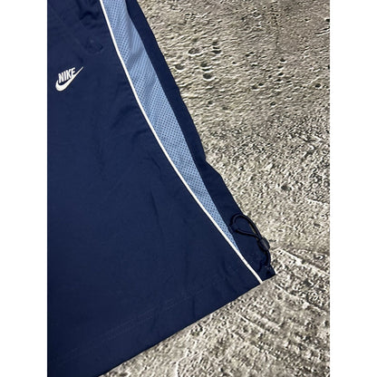 Nike vintage navy shorts track pant small swoosh Y2K