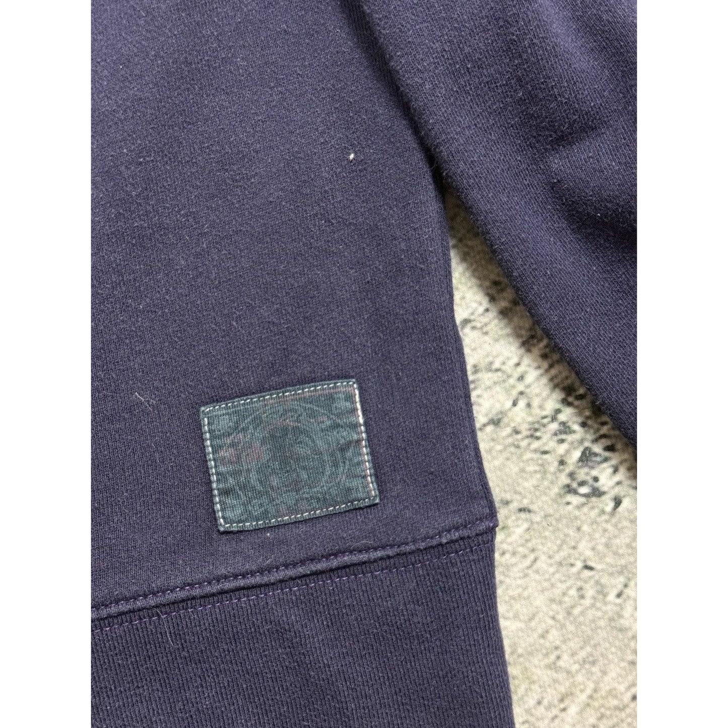 Evisu sweatshirt big logo vintage purple Y2K spell out