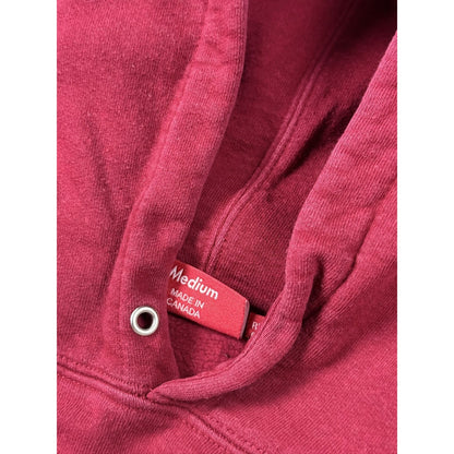 Supreme tag logo hoodie gold burgundy red SS19