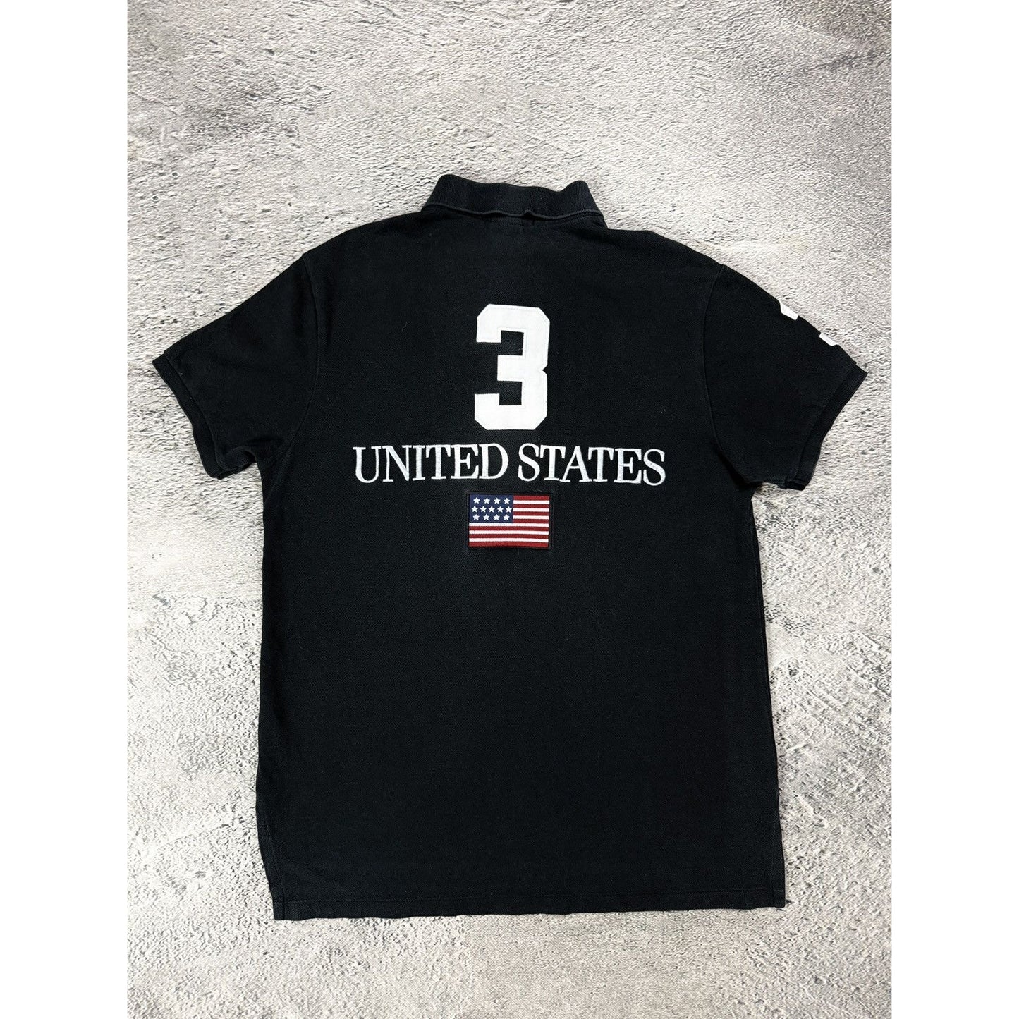 Chief Keef Polo Ralph Lauren USA black Polo t-shirt big pony