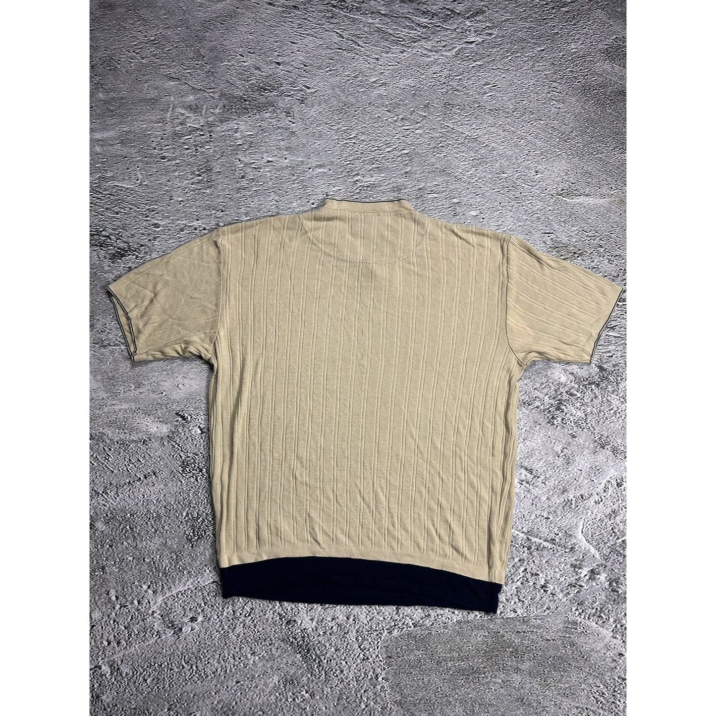 Versace t-shirt small logo beige black Jeans Couture