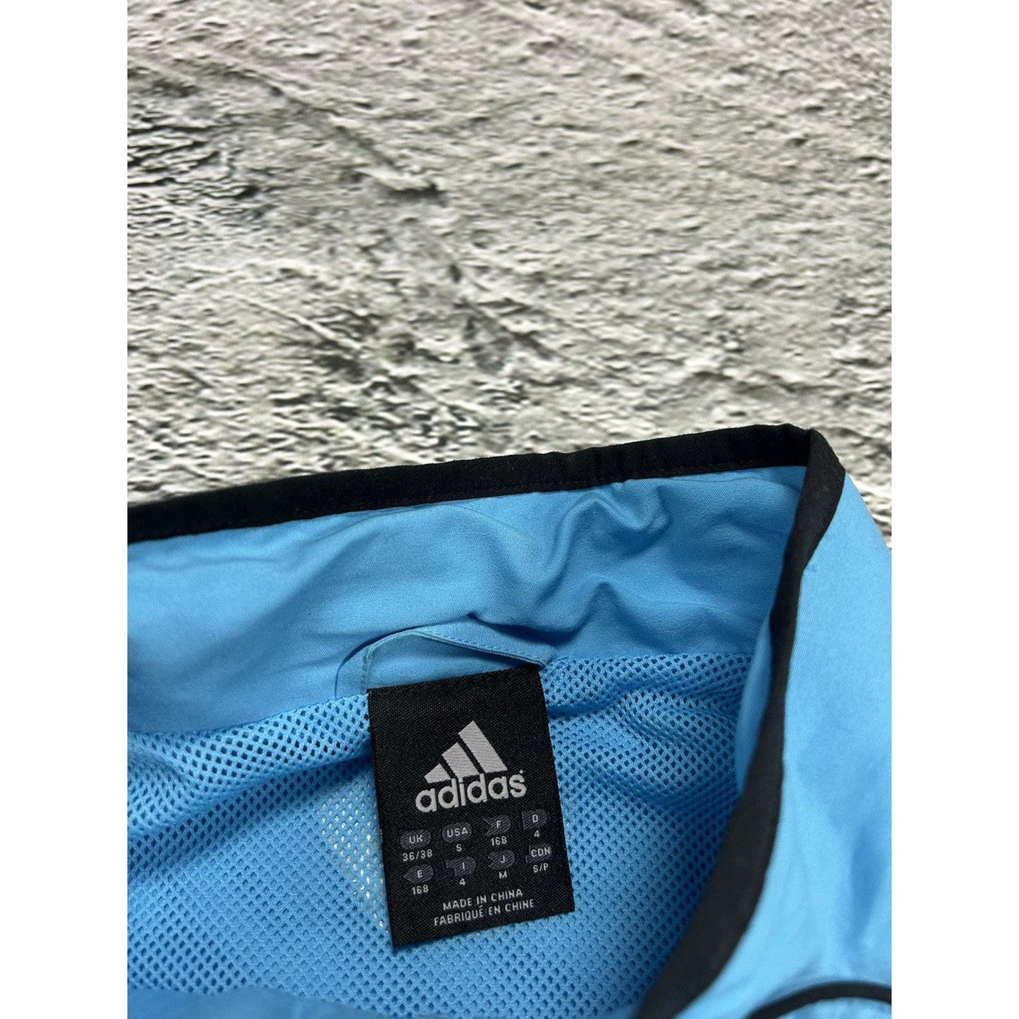 Marseille Adidas track suit black blue pants jacket vintage