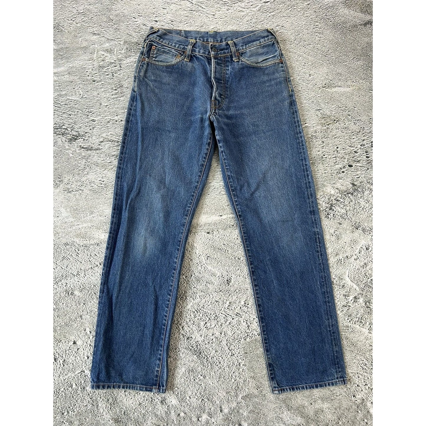 Evisu jeans vintage embroidery seagull logo selvedge
