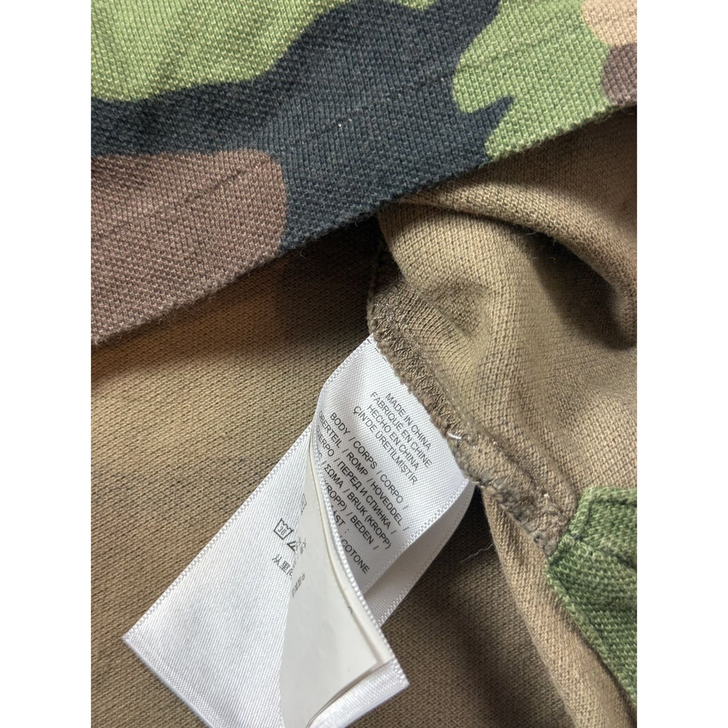 Chief Keef Polo Ralph Lauren vintage Camo T-shirt military