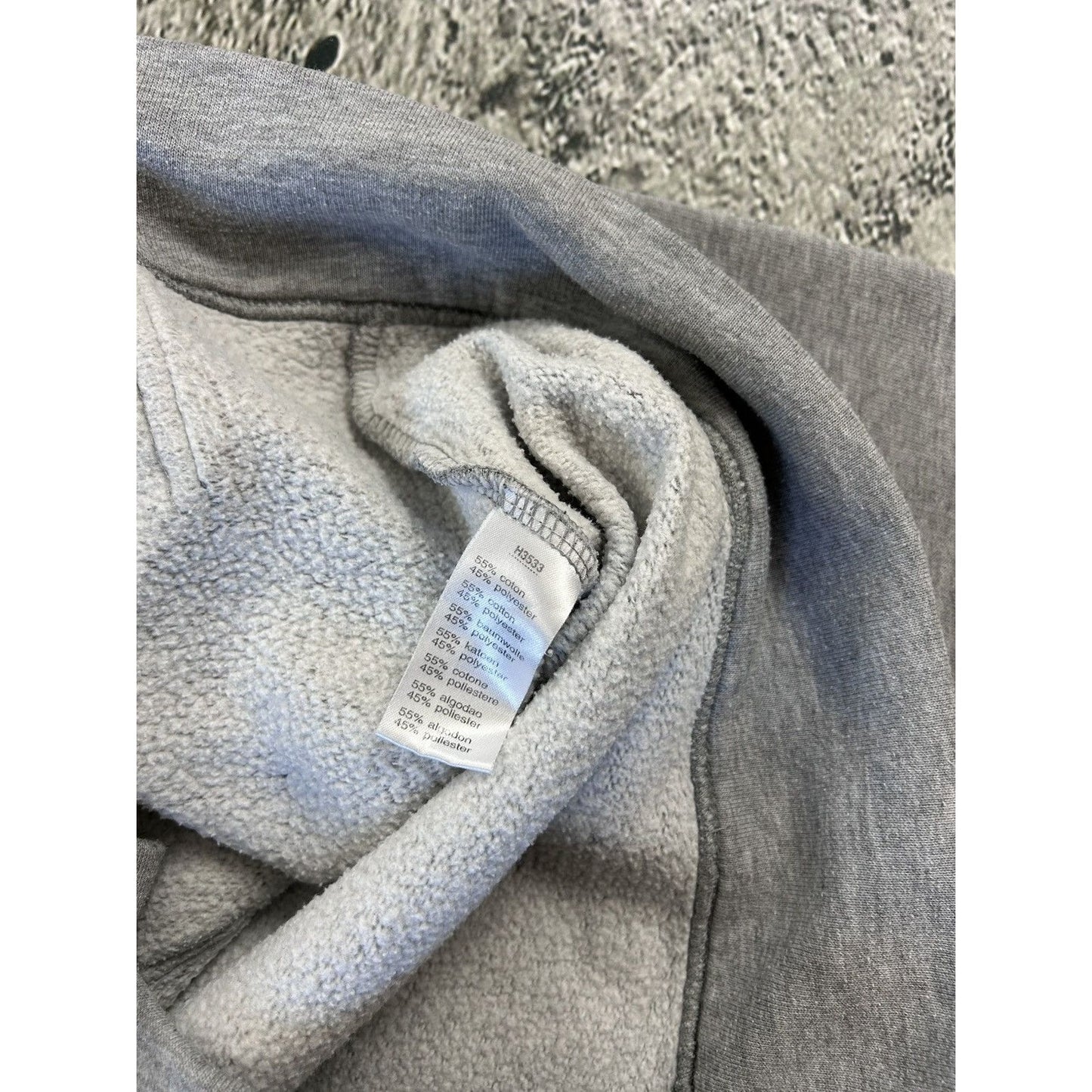 Lacoste zip hoodie big logo grey Sport