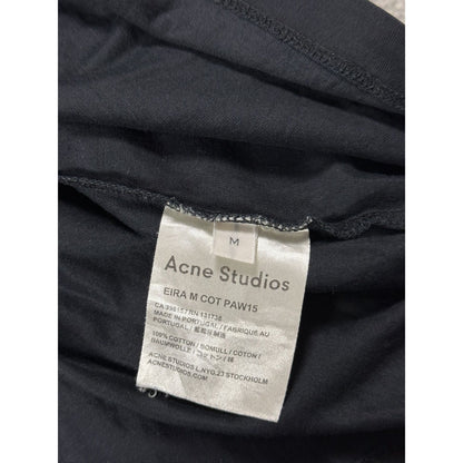 Acne Studios t-shirt baggy black Eira M Cot PAW15