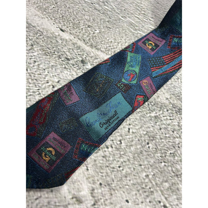 Jean Paul Gaultier tie silk vintage avant garde
