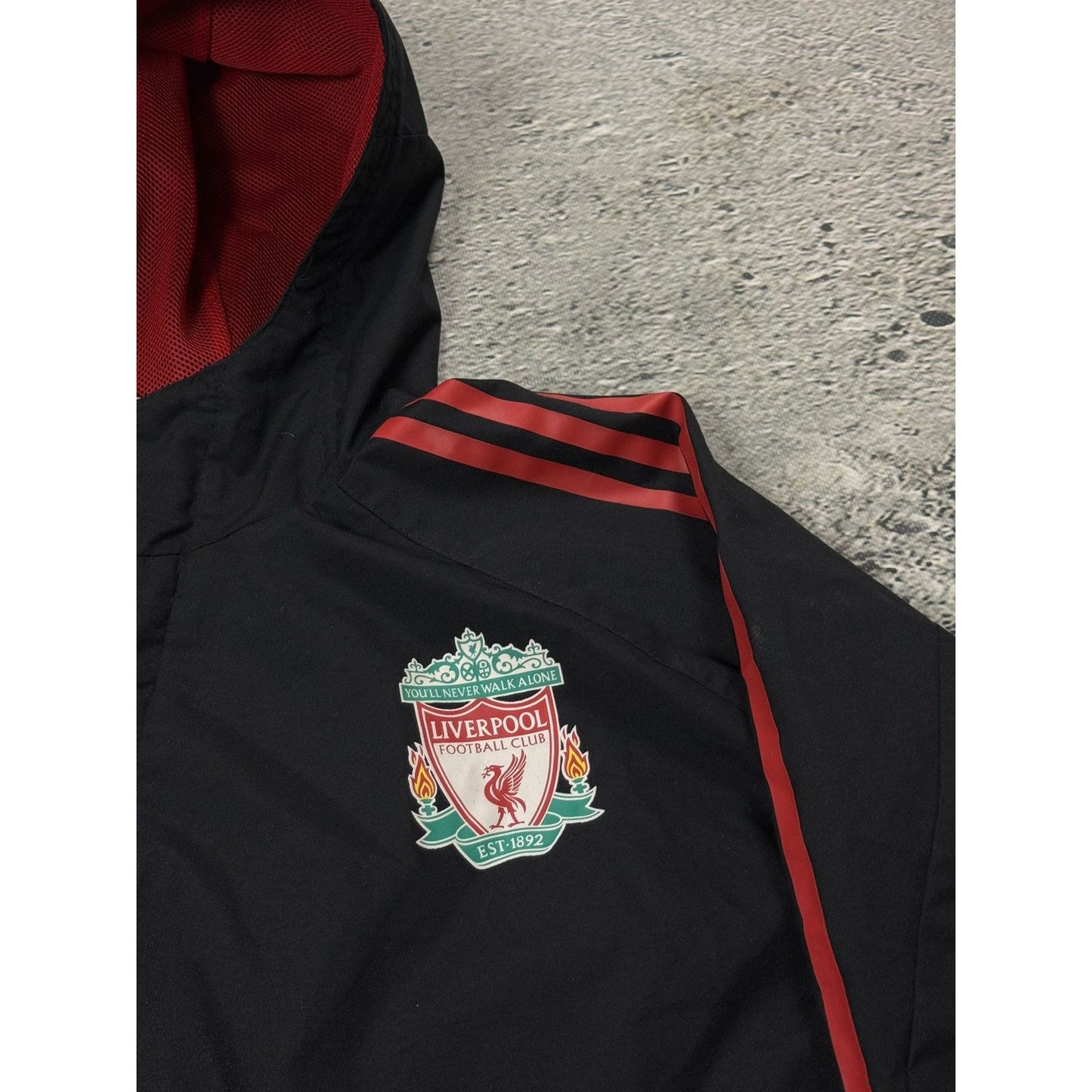 Liverpool 09 Adidas track jacket asymmetric champions league