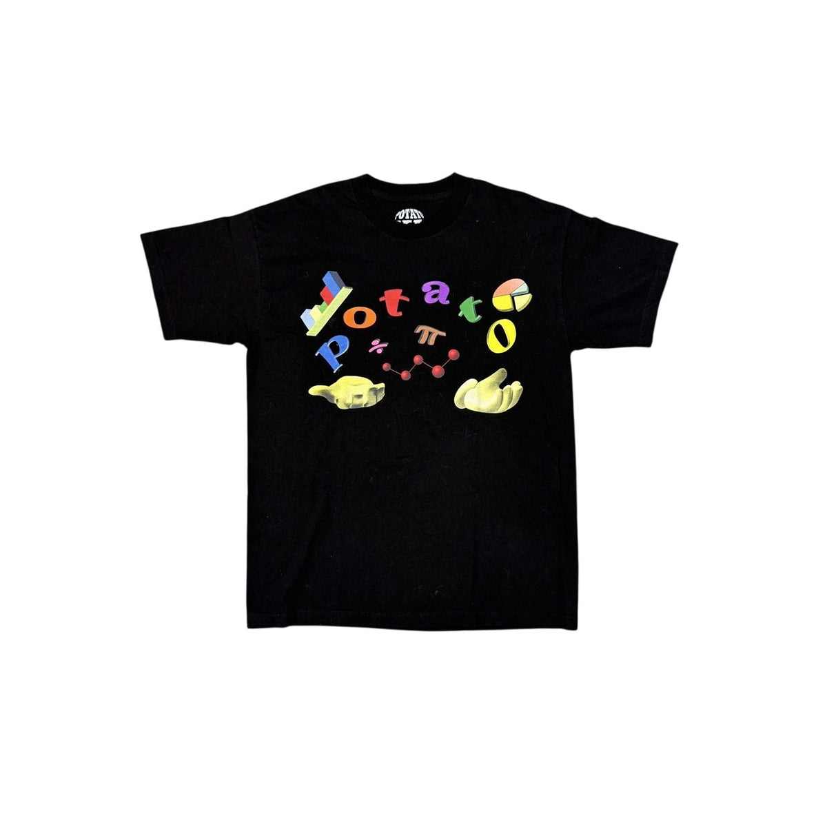 Imran Potato T-shirt black pi letter
