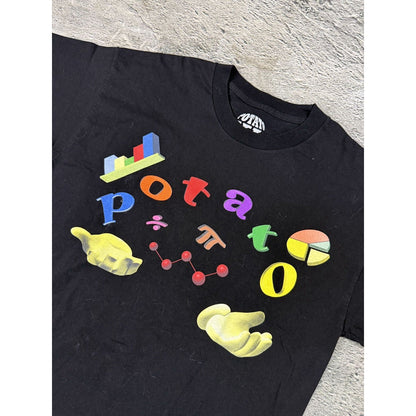 Imran Potato T-shirt black pi letter