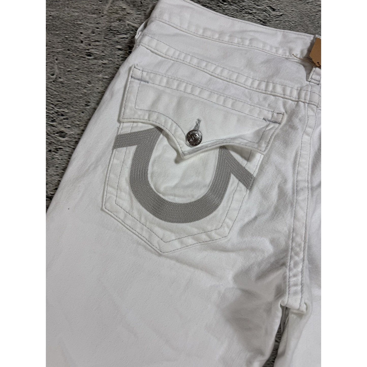 True Religion vintage white jeans Ricky