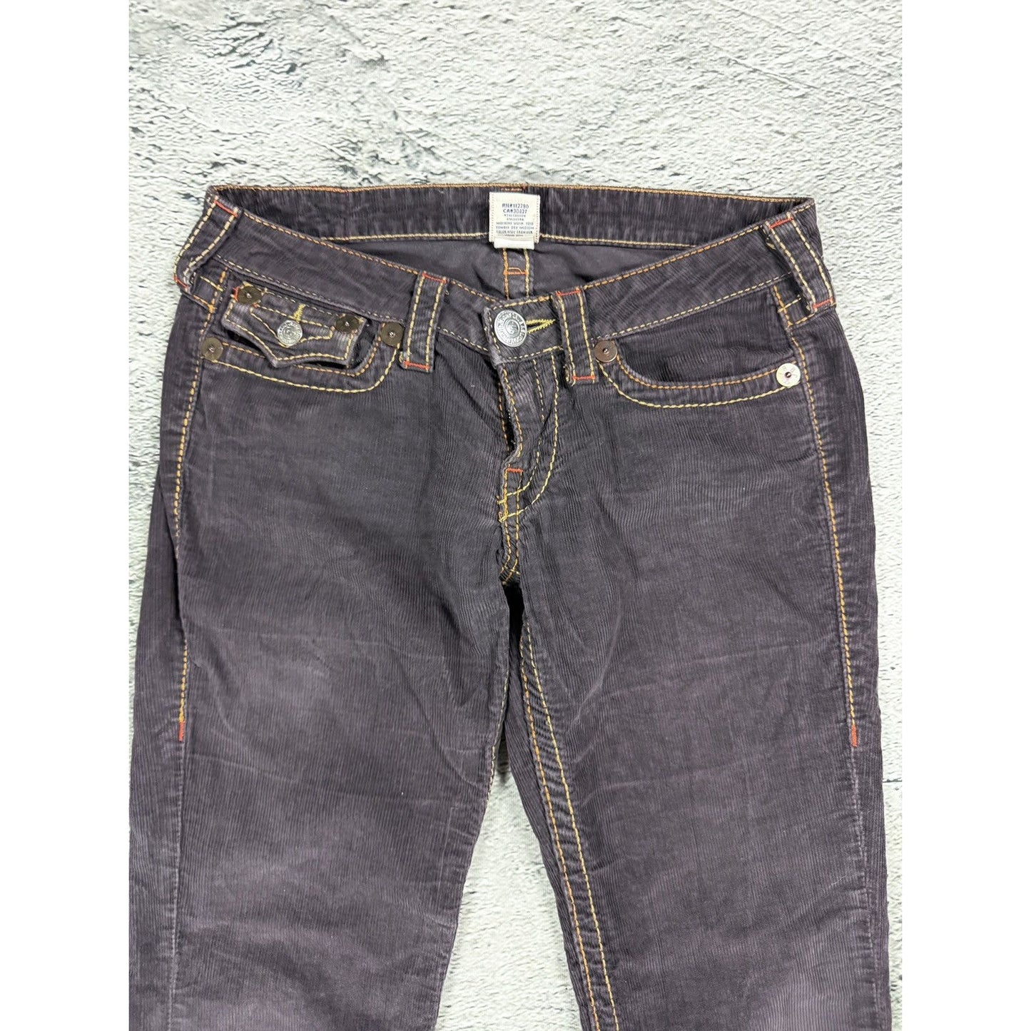 True Religion Billy Big T jeans cords corduroy pants flared