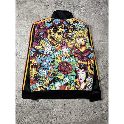 Ed Hardy zip hoodie vintage Track Jacket tatoo