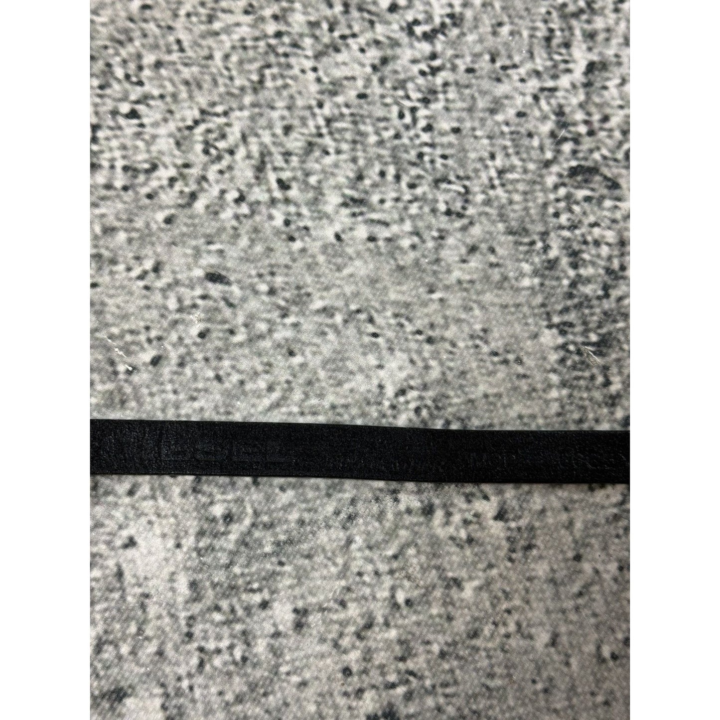 Diesel leather belt multicolour moving letters Y2K black