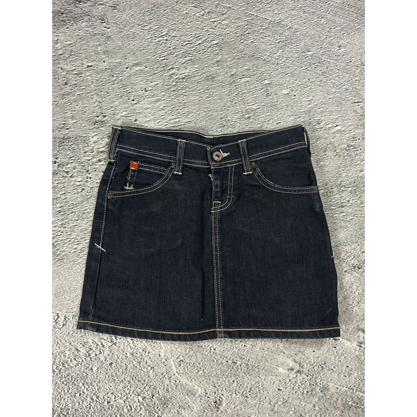 Evisu x Puma vintage mint skirt black seagulls Y2K