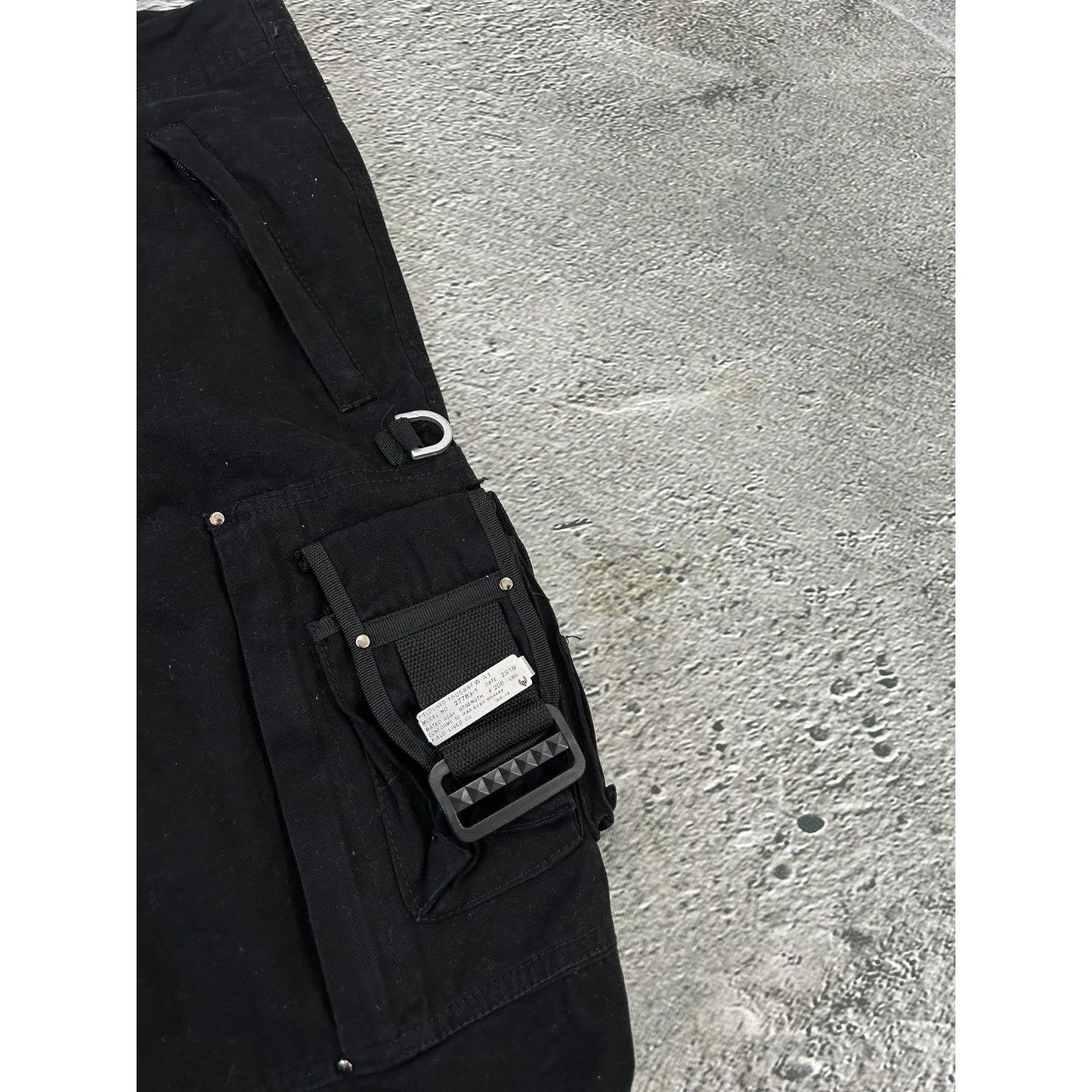 Field lived cargo pants black workwear military utility