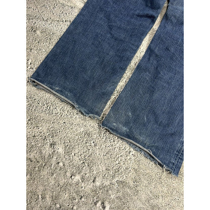 True Religion blue jeans white thick stitching Billy Super T