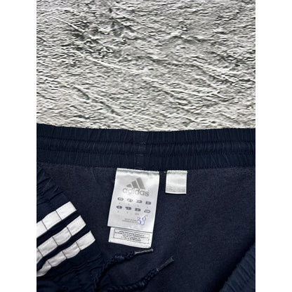 Adidas vintage navy track pants small logo 2000s drill Y2K