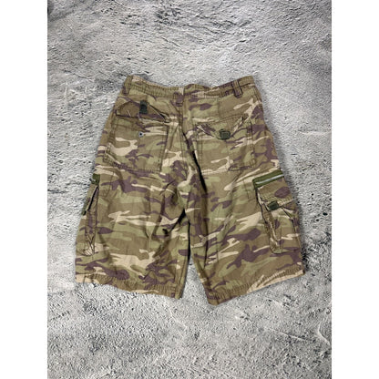 Abercrombie camo shorts jorts y2k