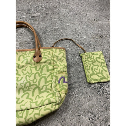 Evisu Donna bag red big logo seagull vintage