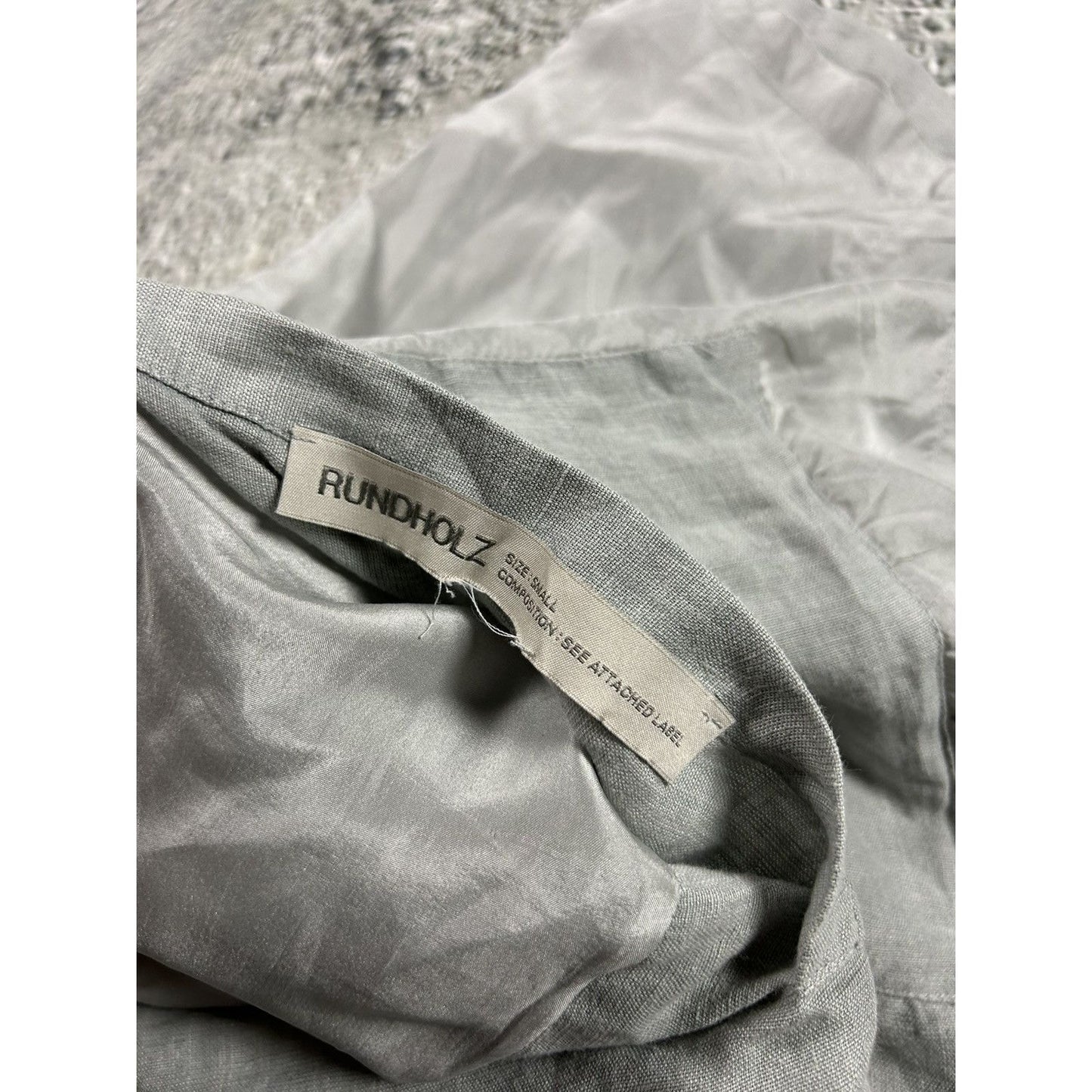 Rundholz Shirt Button-up grey with pockets