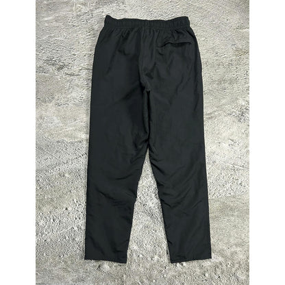 Nike vintage black track pants nylon drill Y2K