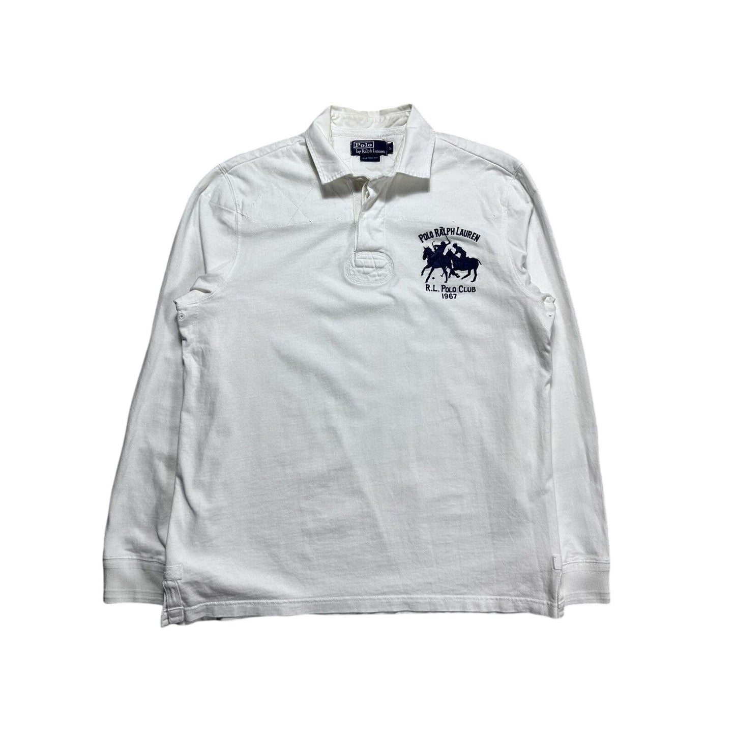 Chief Keef Polo Ralph Lauren longsleeve white big pony