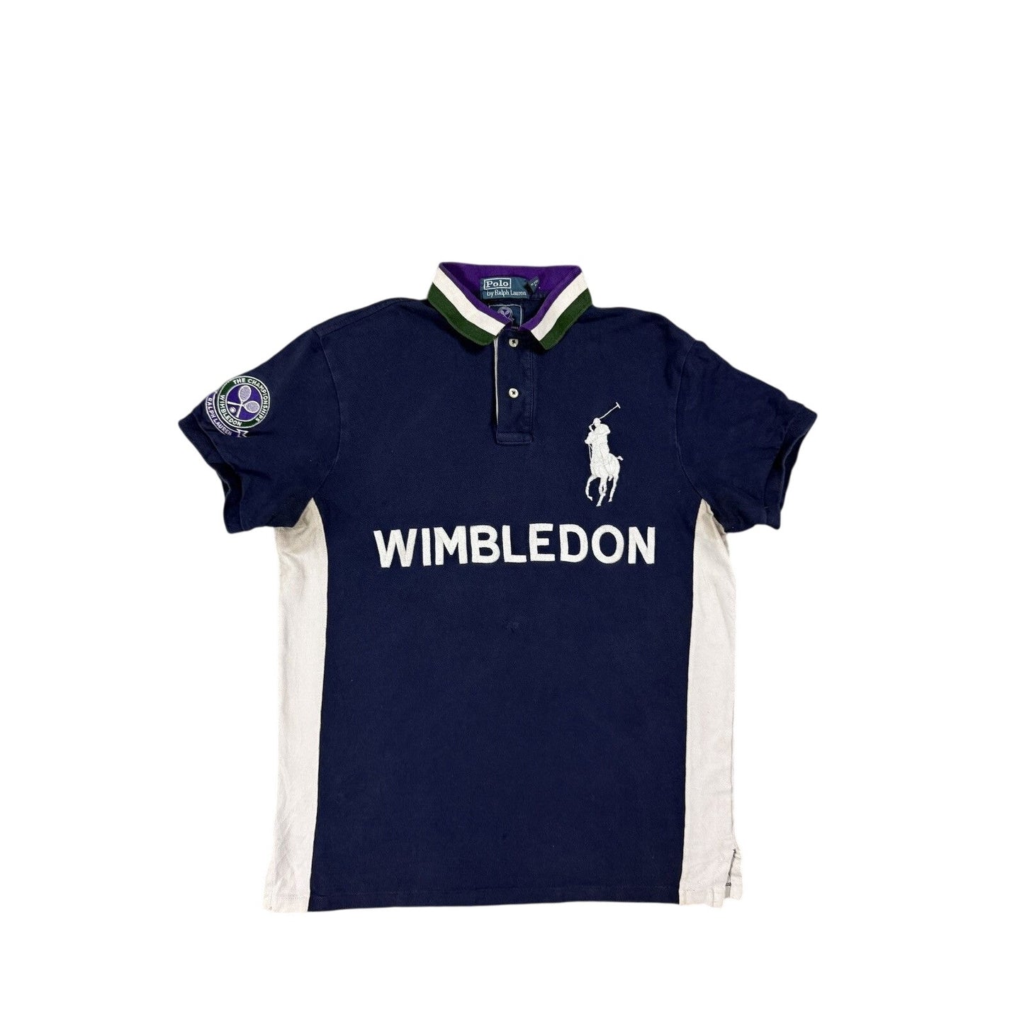 Chief Keef Polo Ralph Lauren Wimbledon T-shirt big pony navy