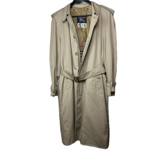 Burberrys trench coat beige wool lining vintage nova check