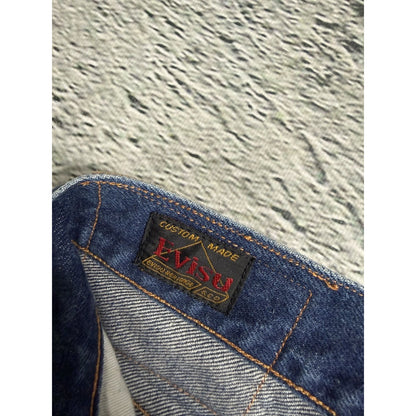 Evisu jeans vintage fisherman seagull logo selvedge denim