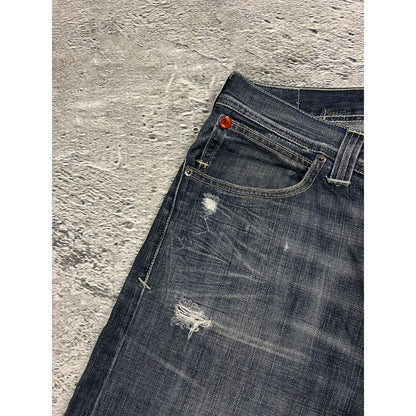 Evisu Yamane jorts grey Y2K shorts denim mint gull