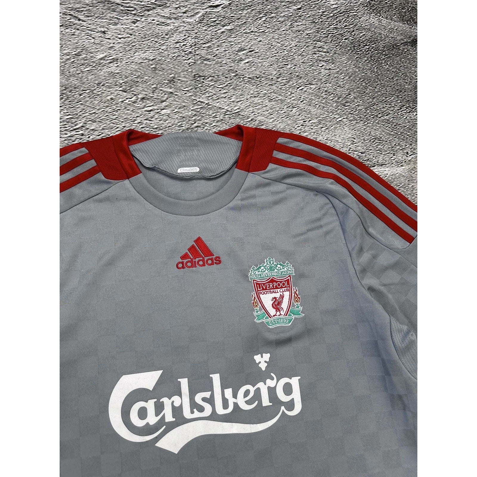 Torres Liverpool jersey grey carlsberg 2008 2009