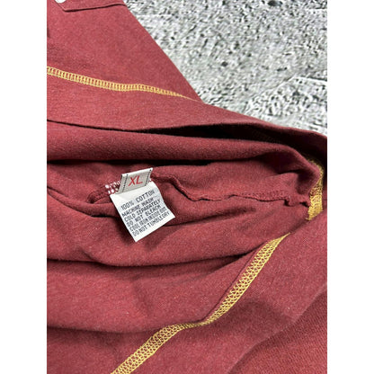 Evisu vintage multi pocket long sleeve seagull red