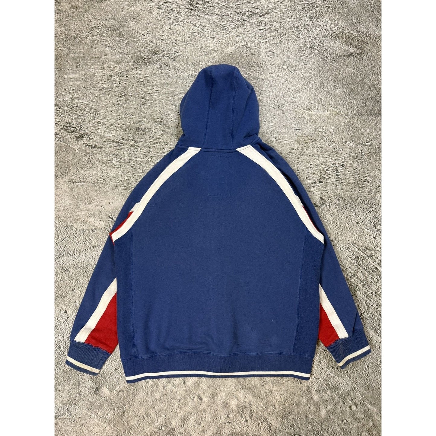 Ecko Unltd vintage zip hoodie blue red white big logo Y2K