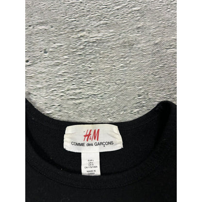 Comme Des Garcons x HM wool sweater Japanese boxy fit black