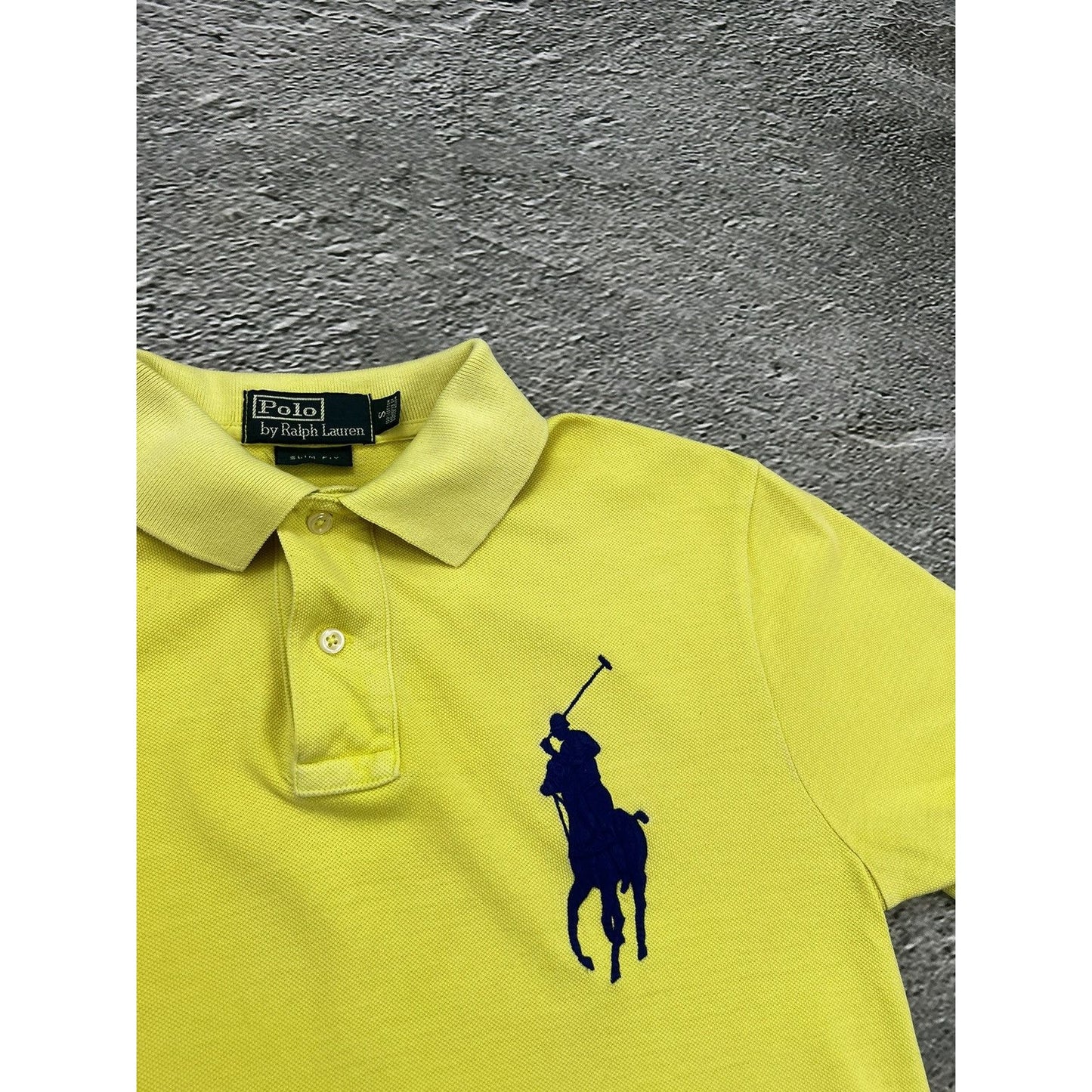 Chief Keef Polo Ralph Lauren yellow big pony polo T-shirt
