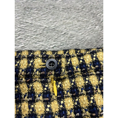 Escada vintage suit wool set blazer + skirt yellow