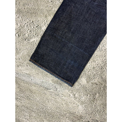 Evisu jeans daicock blue big logo selvedge denim