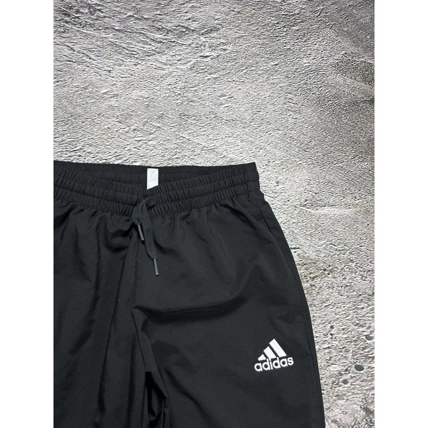 Adidas vintage black track pants small logo 2000s