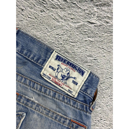 True Religion jeans vintage denim pants blue distressed